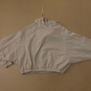 DSG cropped grey hoodie